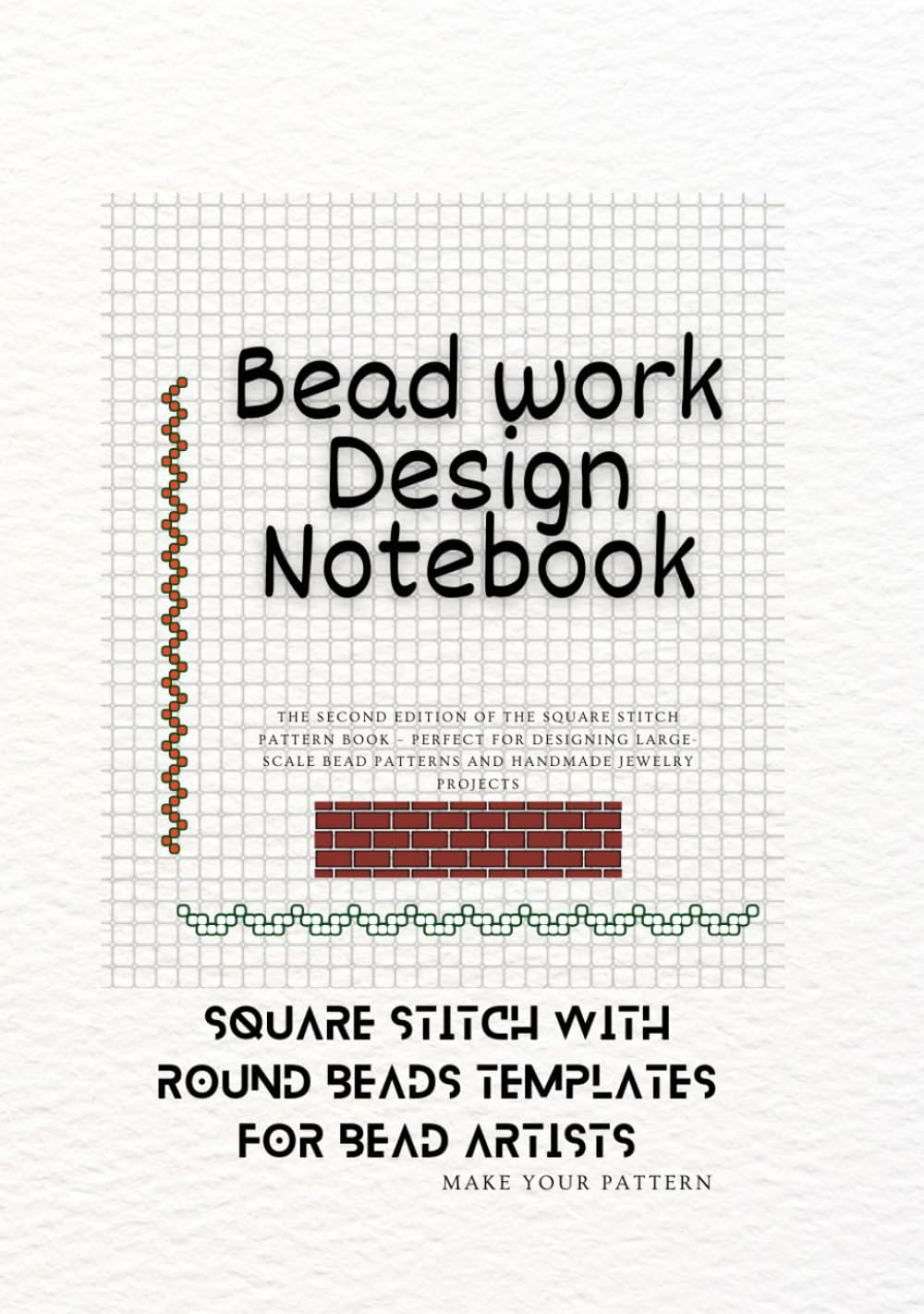 Papier de perlage square stitch pour créer de grands motifs de bijoux sans manquer de place