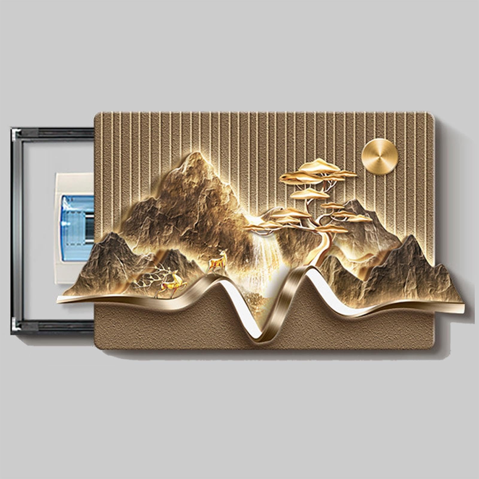Copri Quadro Elettrico, Paesaggio, 3 Tipi Di Apertura, Arte Murale HD