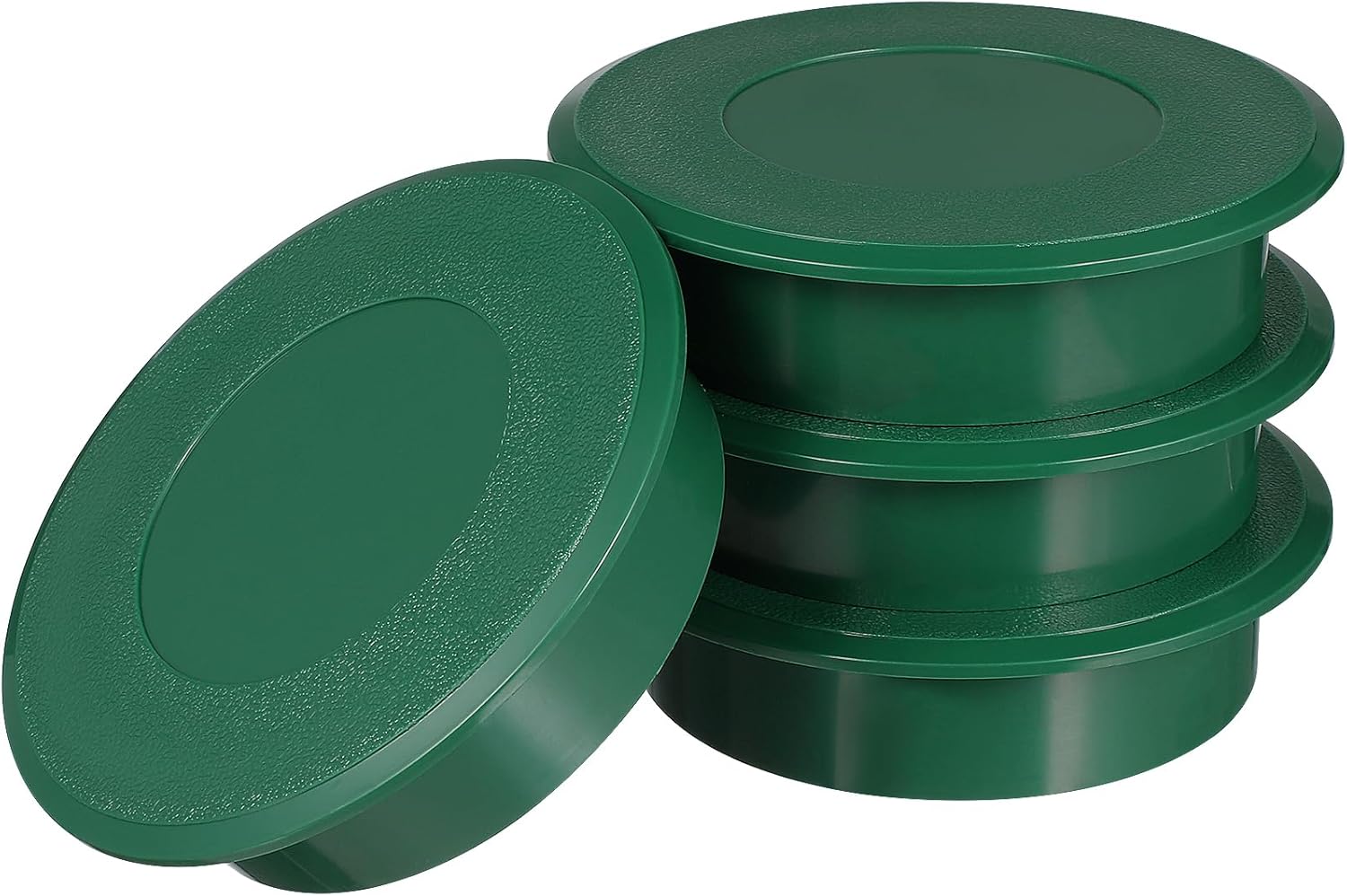 Veemoon 4pcs Golf Cup Cover Green Golf Practice Training Aids Golf Hole Cup Putting Green Cup for Yard Garden Backyard Outdoor Activities