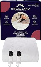 Dreamland – King Bamboo Electric Blanket, 2 Detachable controls, Fast Heating Underblanket, 6 Heat Settings, Hypoallergenic, Auto Safety Shut Off, 200x150cm, Heated Blanket for King Bed