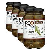 Vista 2 de RIO LUNA Jalapeños en rodajas de nacho orgánico, 12 onzas