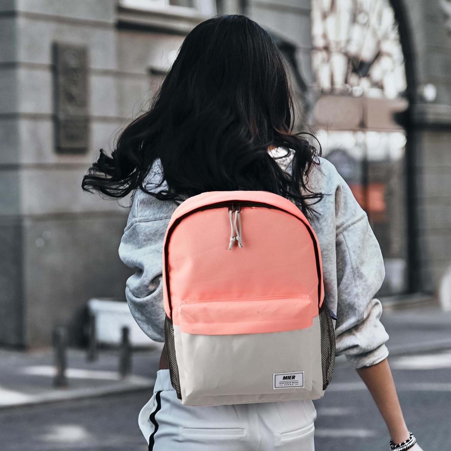 MIER Insulated Backpack Cooler Small Leakproof Lightweight Cute for Women Men to Work, Picnics, Camping, Park Day Trips, 15 L