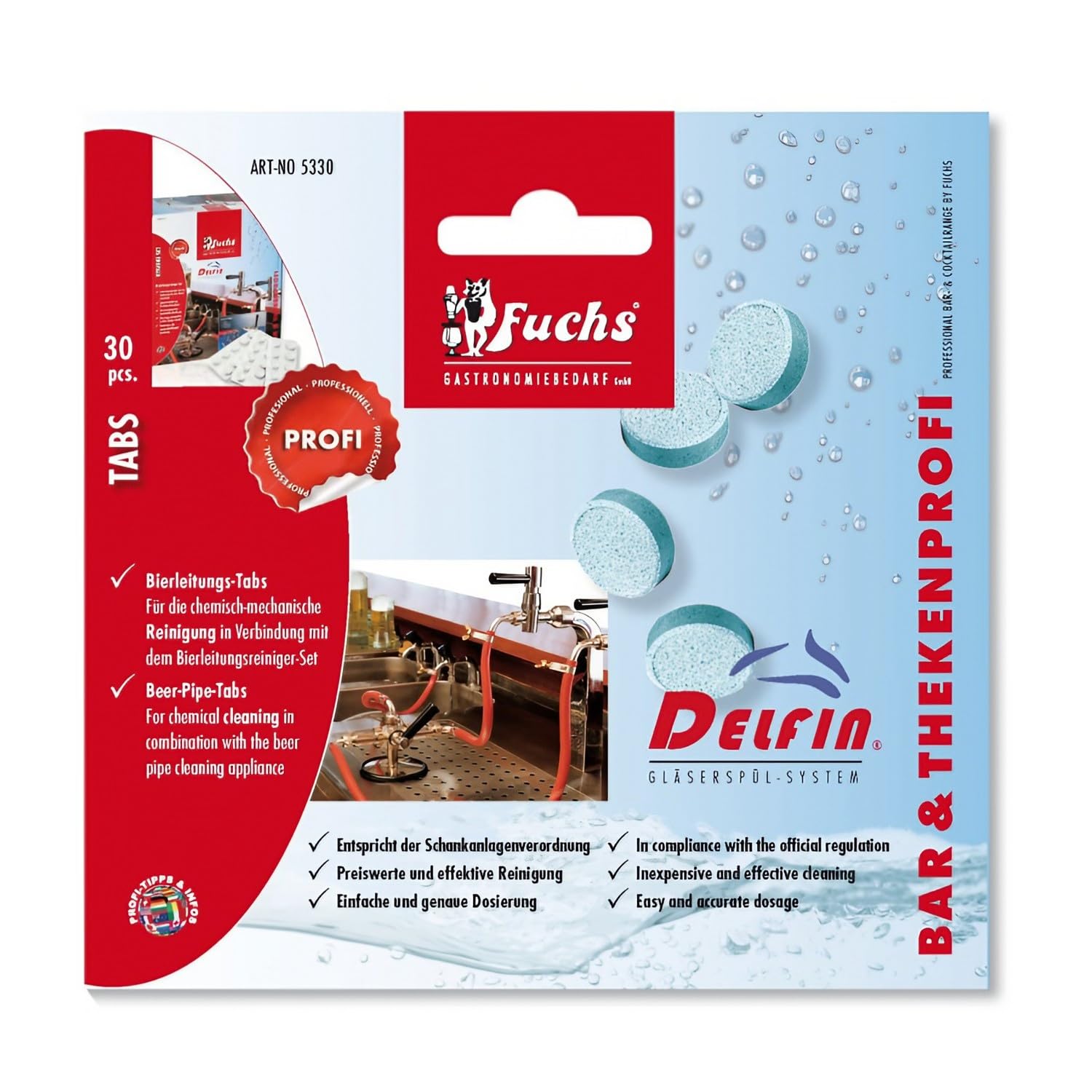 Producto de limpieza, pastillas de limpieza - DELFIN, 30 piezas