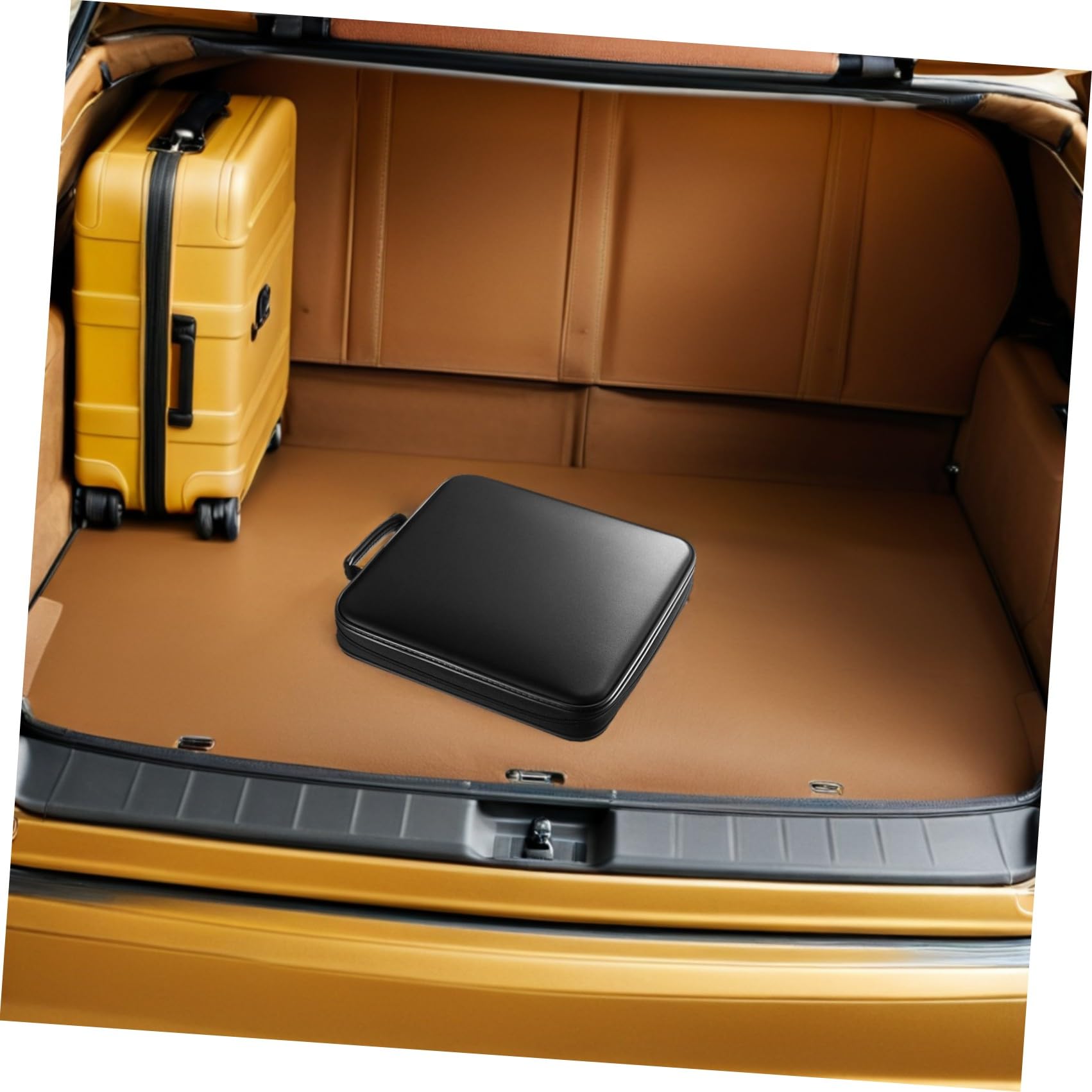 Porta CD Custodia Capacità di Dischi Resistente Porta Dvd per Auto Maniglia Interno