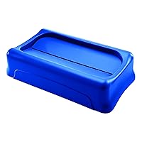 Rubbermaid FG267360Blu Coperchio Basculante, Blu