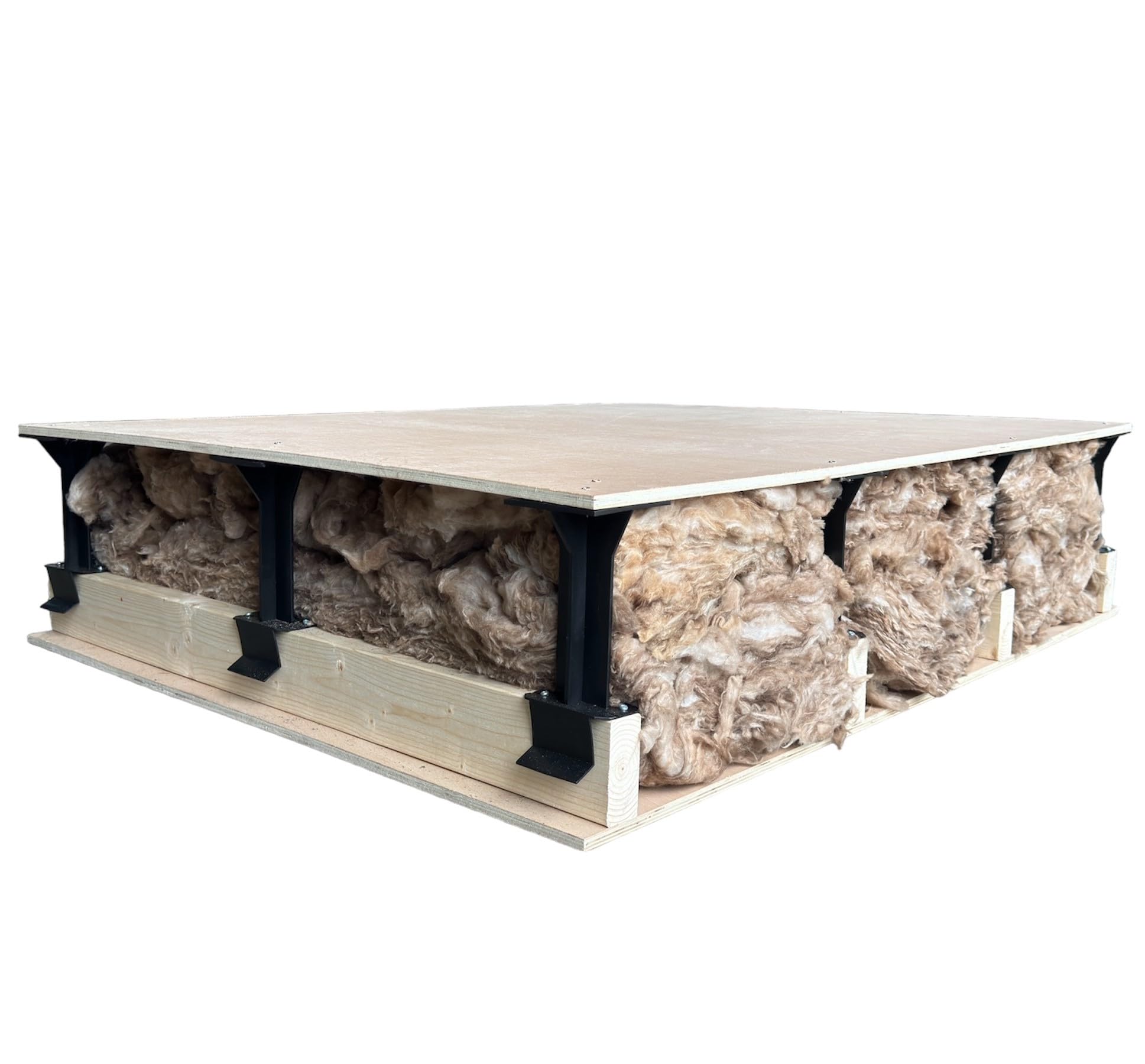 The Loft Rehausseurs Échasses de 175 mm de hauteur, entretoises d'isolation de grenier, échasses de grenier, rehausseurs de loft en plastique, pieds d'échasses de grenier, pieds de sol de grenier