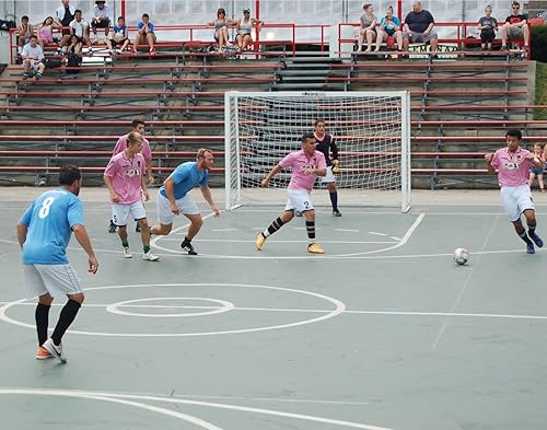 Mikasa SWL62 Series - Balón de fútbol sala de fútbol, rebote bajo, 24.4 in, color negro y amarillo, talla 4