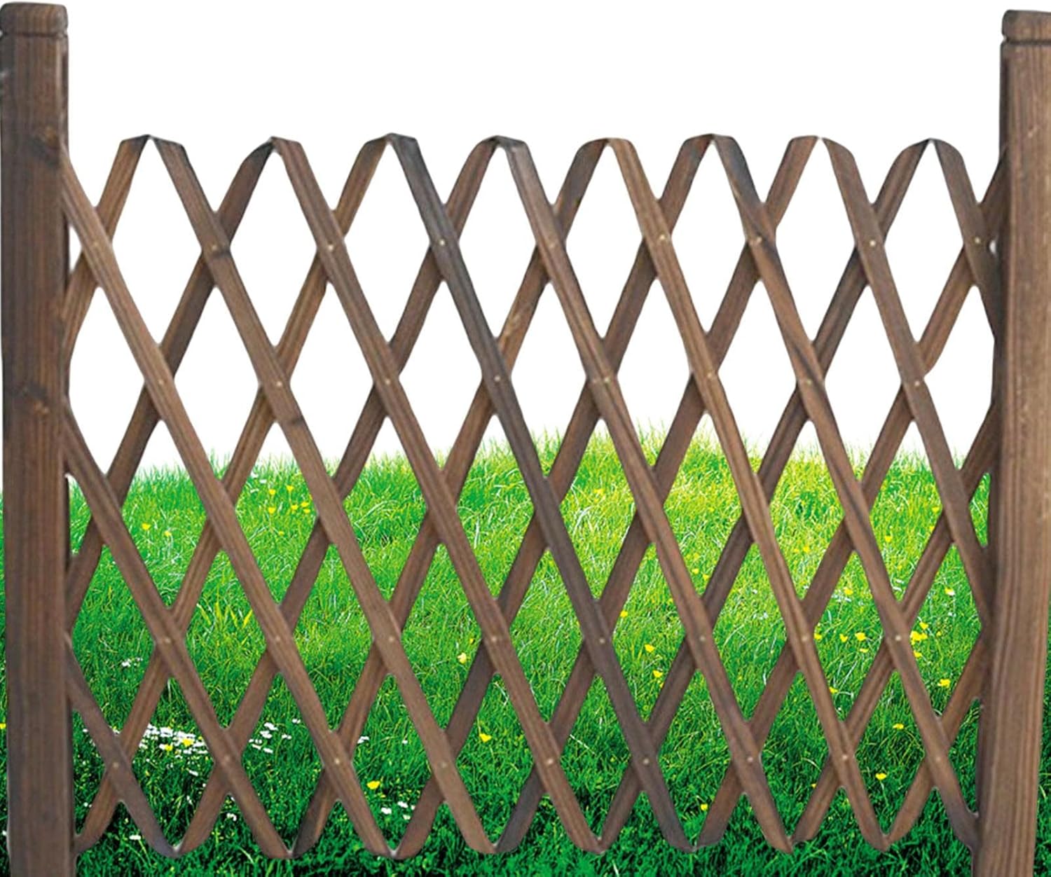 Retractable Fence Freestanding Wooden Trellis Fence Retractable