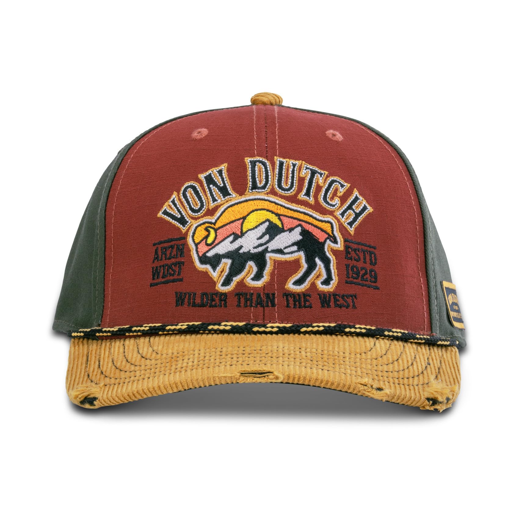 Von Dutch Czapka męska i damska S-Curved, Trucker regulowana