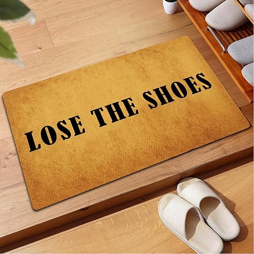 Miniatura 24 de Divertida alfombra de bienvenida para decoración del hogar, tapete antideslizante de bienvenida para interiores (30 x 18 pulgadas)