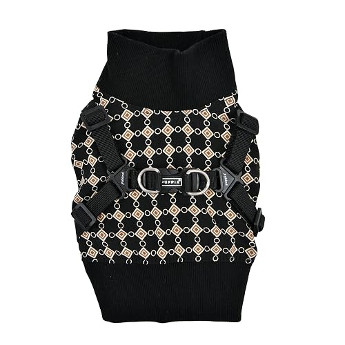 Puppia Jace Jacket - Arnés para Perro, diseño cálido de Invierno con patrón de Diamantes para Perros pequeños…