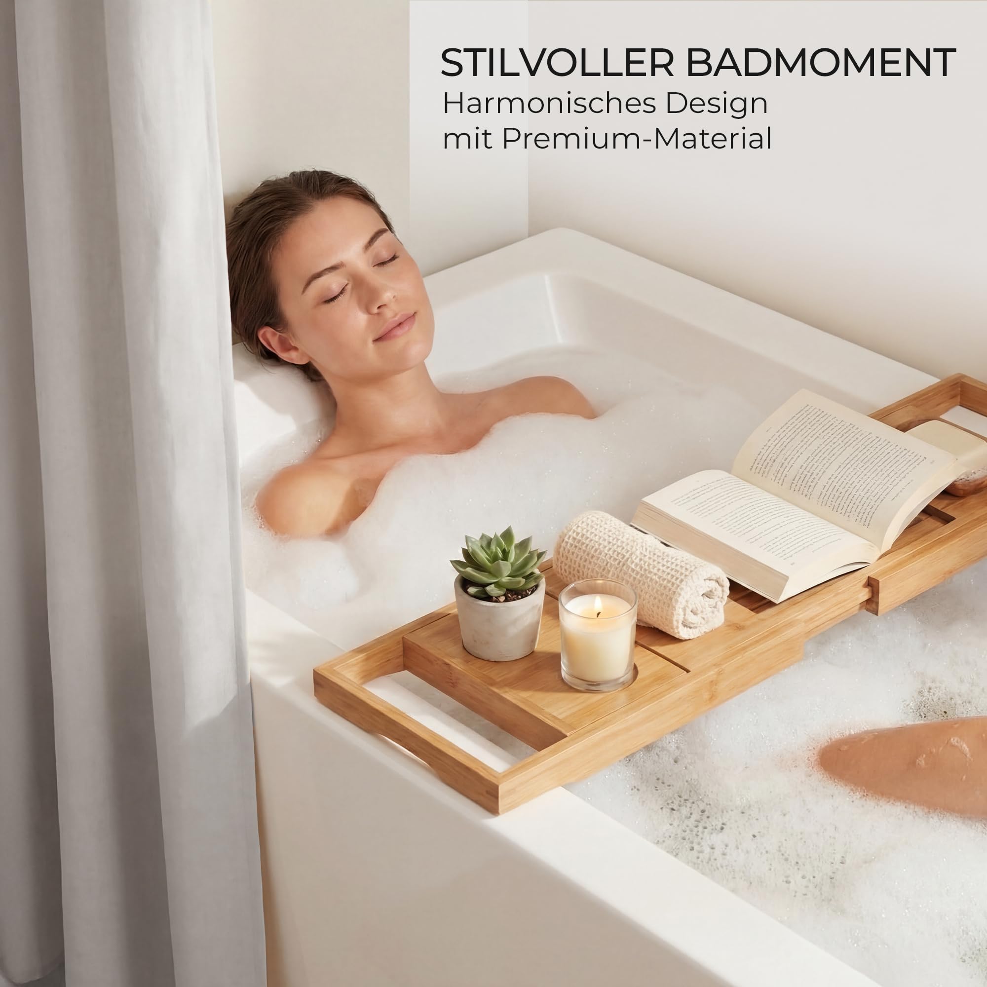 Duschvorhang 180x200cm Grau – 230 GSM Leinen Wasserdicht Waschbar | 230 GSM Stoff – kein Kleben am Körper, 100% wasserdicht, 12 Metallösen mit Kugellager, maschinenwaschbar