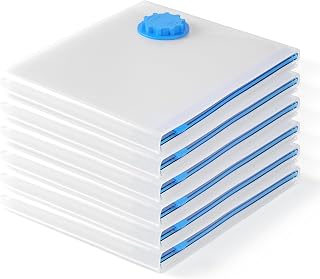 CRINSTON Empty Clothing Bags - 6 units | 60x40cm | Bags for storing clothes and space saving.