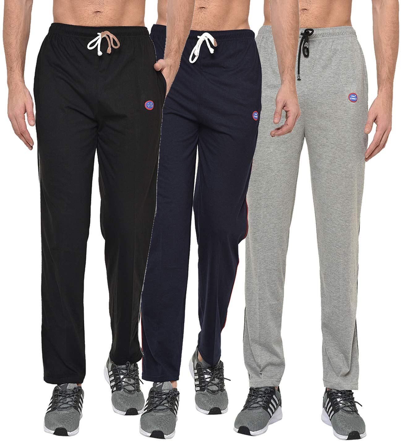 Mack Jonney Solid Regular Fit Cotton Trackpant for Men-MACK55450