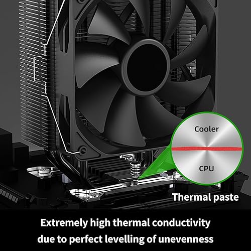 Miniatura 4 de Pasta térmica (0.07 oz) 7Wmk - Máximo rendimiento para enfriar todos los procesadores, CPU, GPU, procesador IC, alto rendimiento basado en carbono,