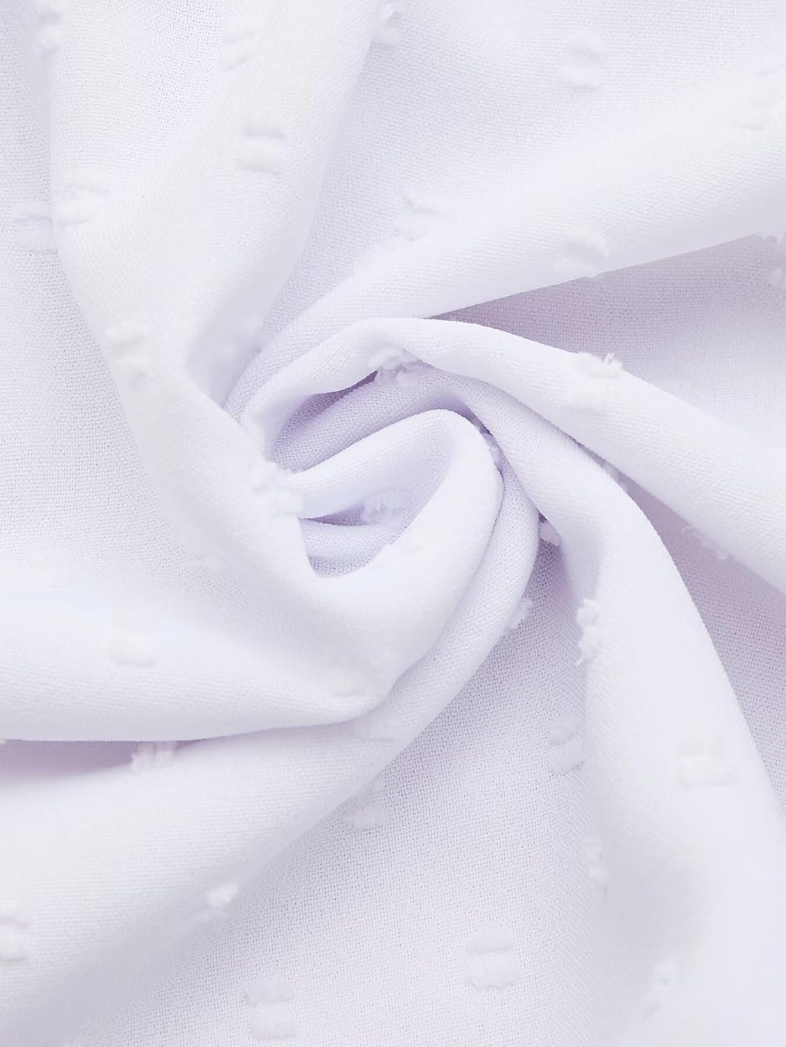 Flamingals Women's Long Sleeve Babydoll Tops Peplum Smocked Blouse Sweetheart Neck Empire Waist Shirts Pink 2XL - Image 5