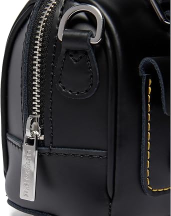 Dr. Martens Leather Mini Top Handle Bag, Black Kiev