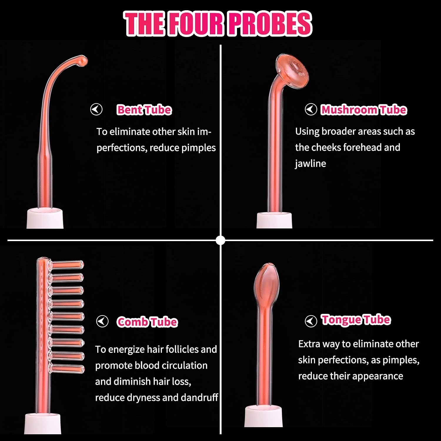High Frequency Machine, SFENNGPET Portable High Frequency Facial Machine for Eyes Body Care Spa Salon Home : Beauty & Personal Care