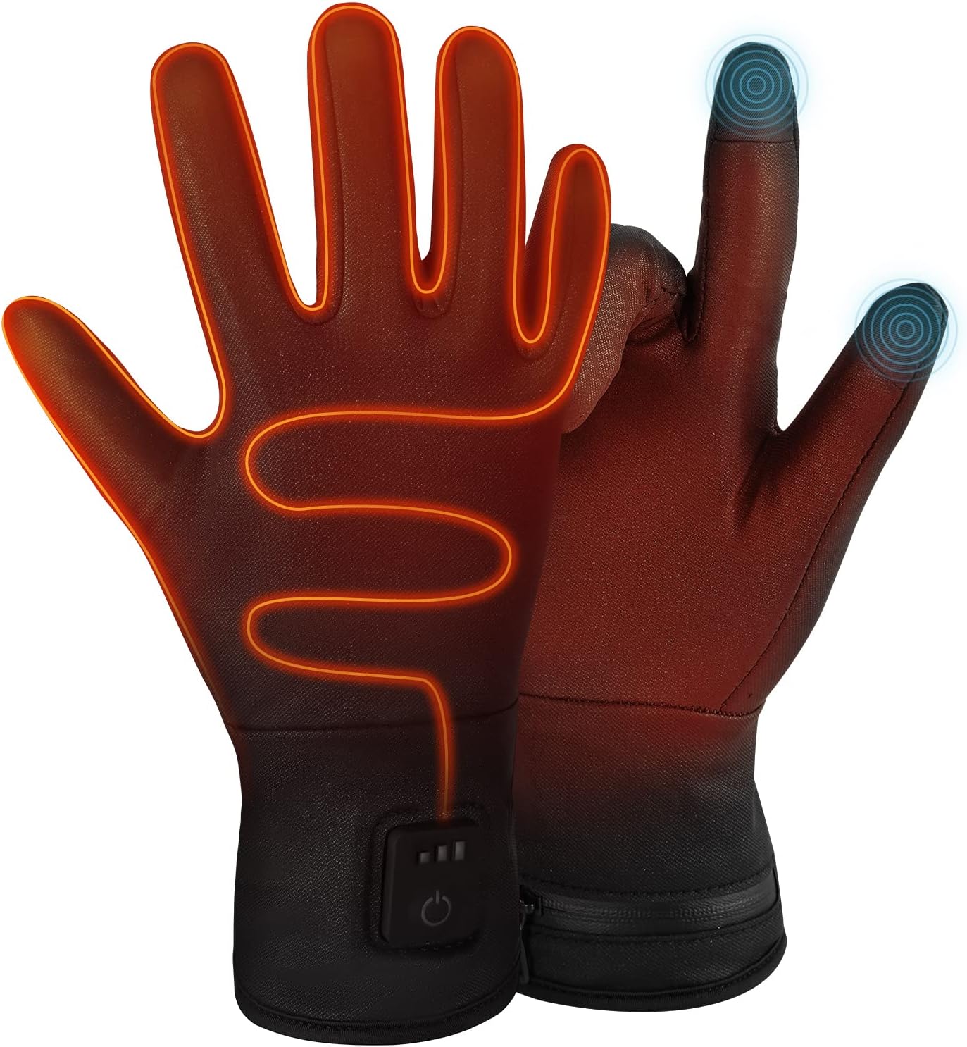 Rechargeable Heated Glove Liners, Winter Fishing ski Electric Heated
