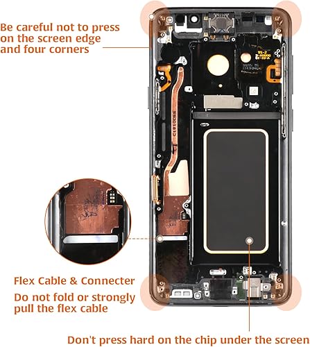 Miniatura 6 de (Original) A-MIND para Samsung Galaxy S9 SM-G960 pantalla LCD táctil digitalizador Asamblea reemplazo con marco