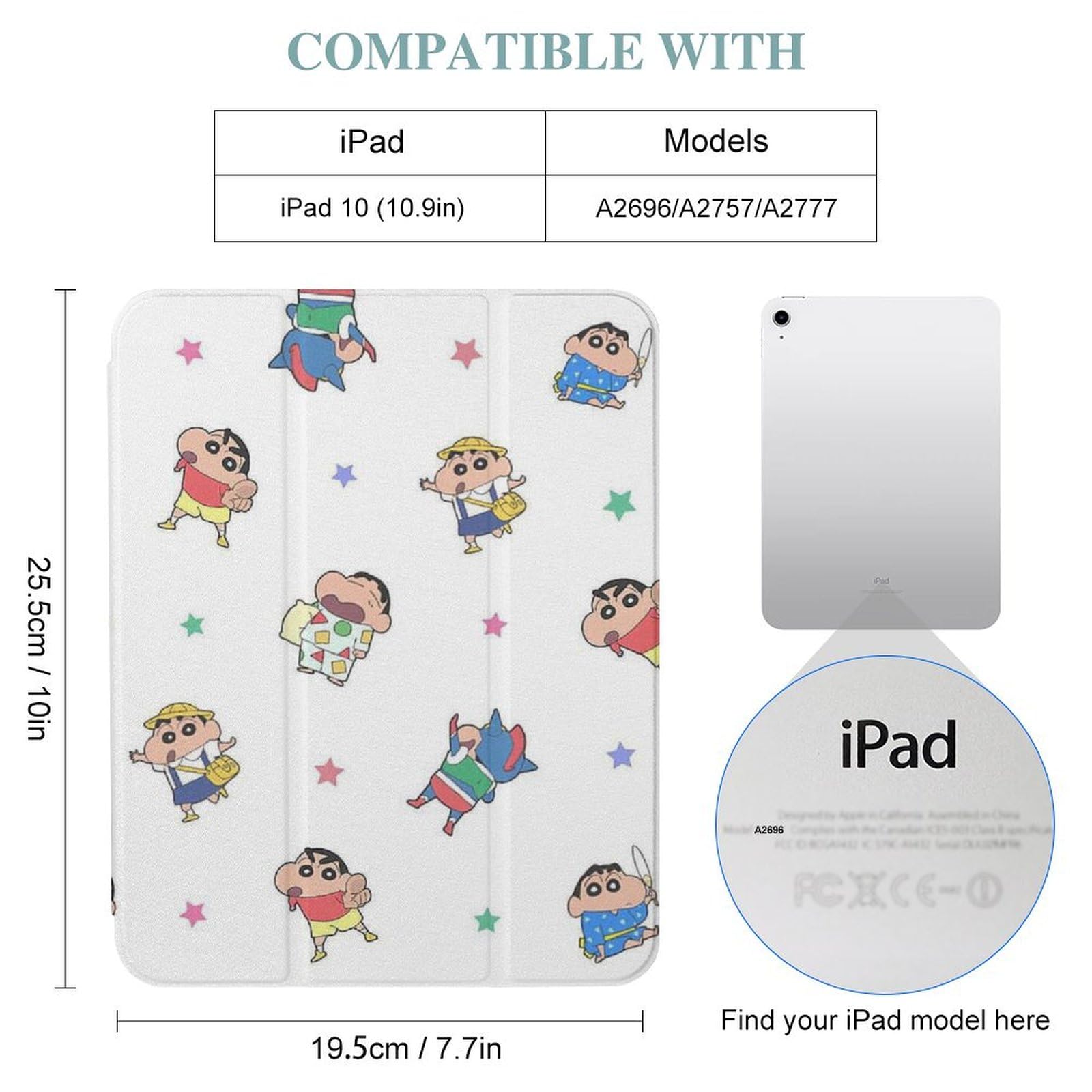 Amazon.co.jp: クレヨンしんちゃん ipad ケース iPad 10 ケース iPad