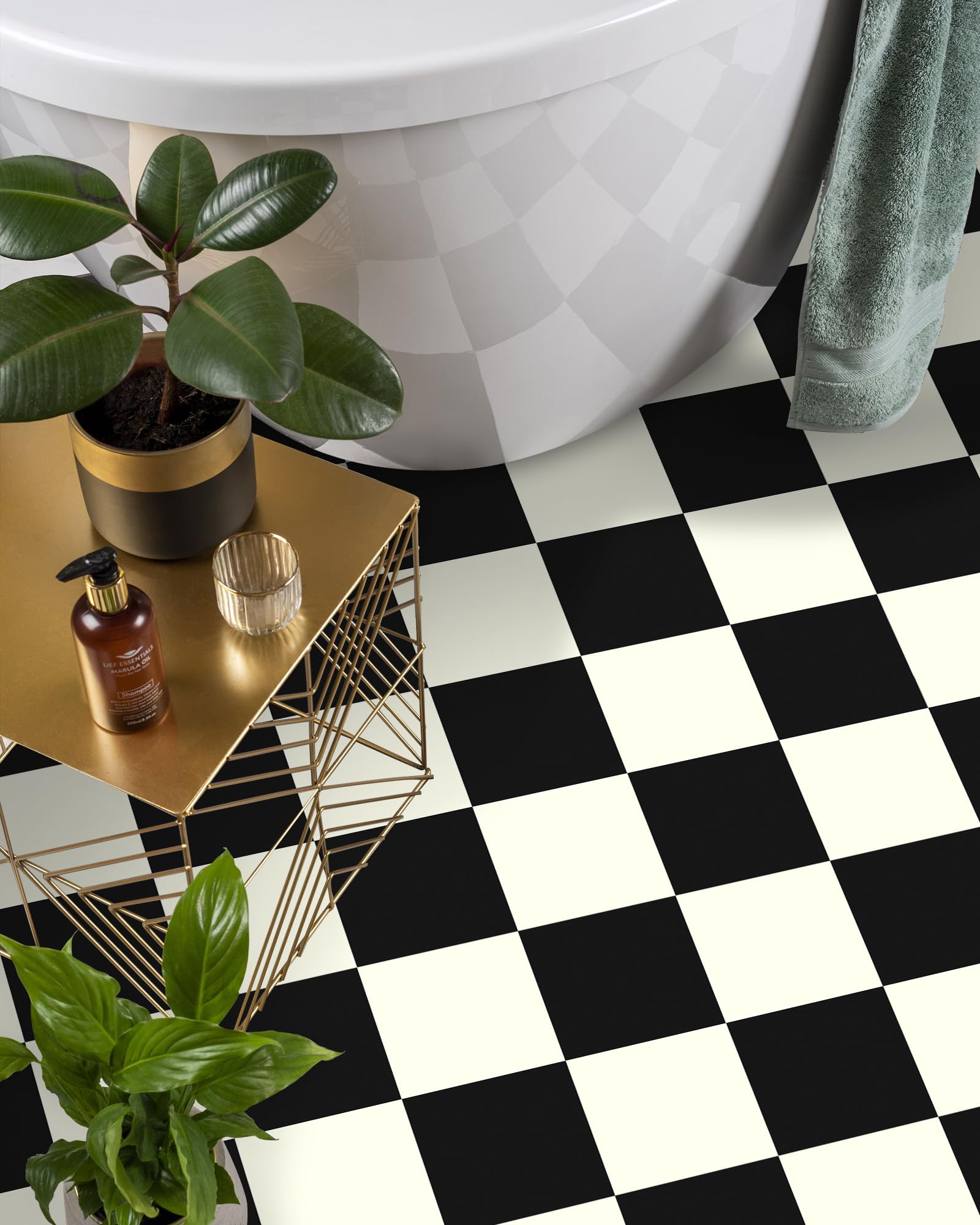 DIY Floor Installation MORCART Peel And Stick Floor Tiles - 20 Pack 8x8 ...