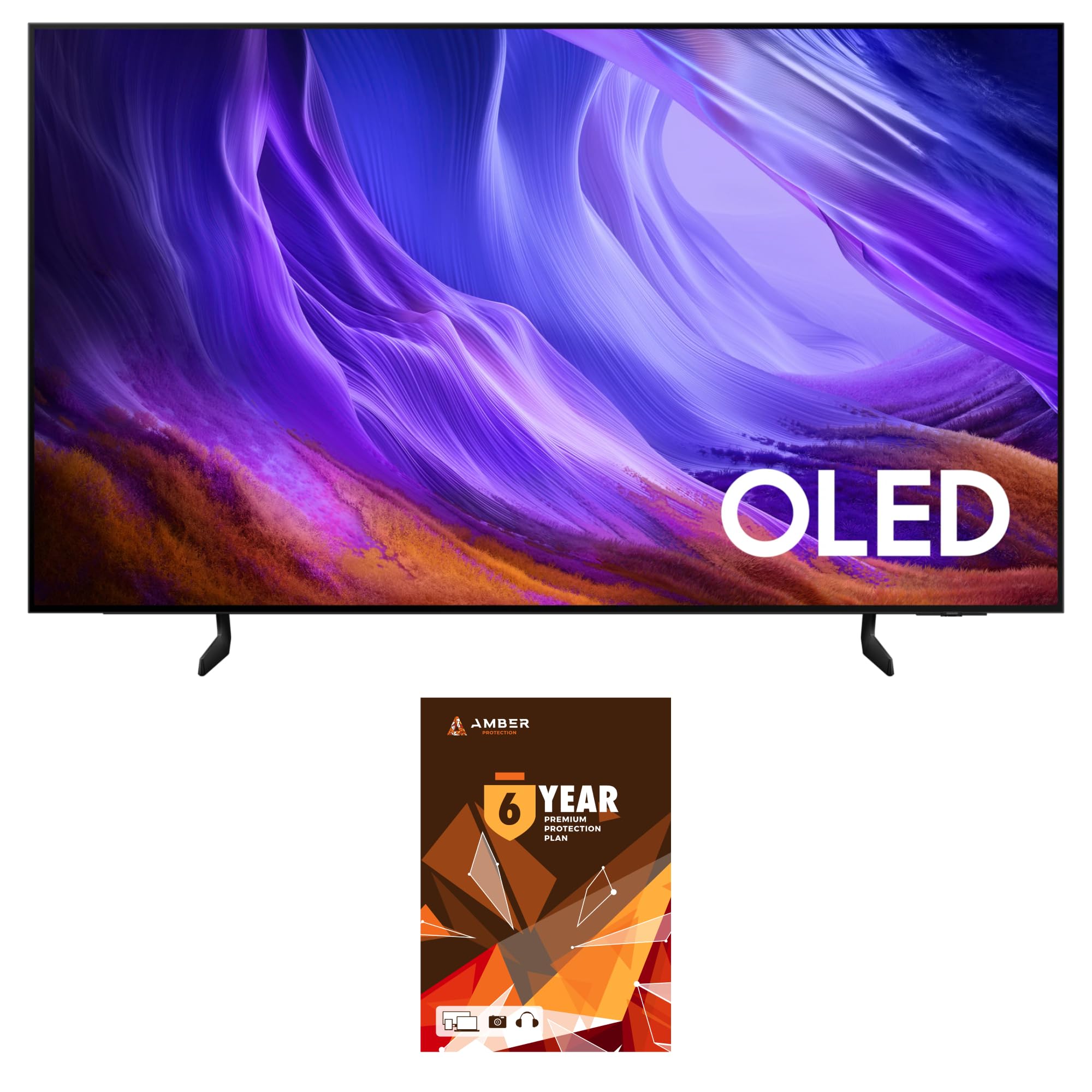 Samsung QN77S85HAEXZA 77" 4K OLED TV with a 6 Year Amber Protection (2026)