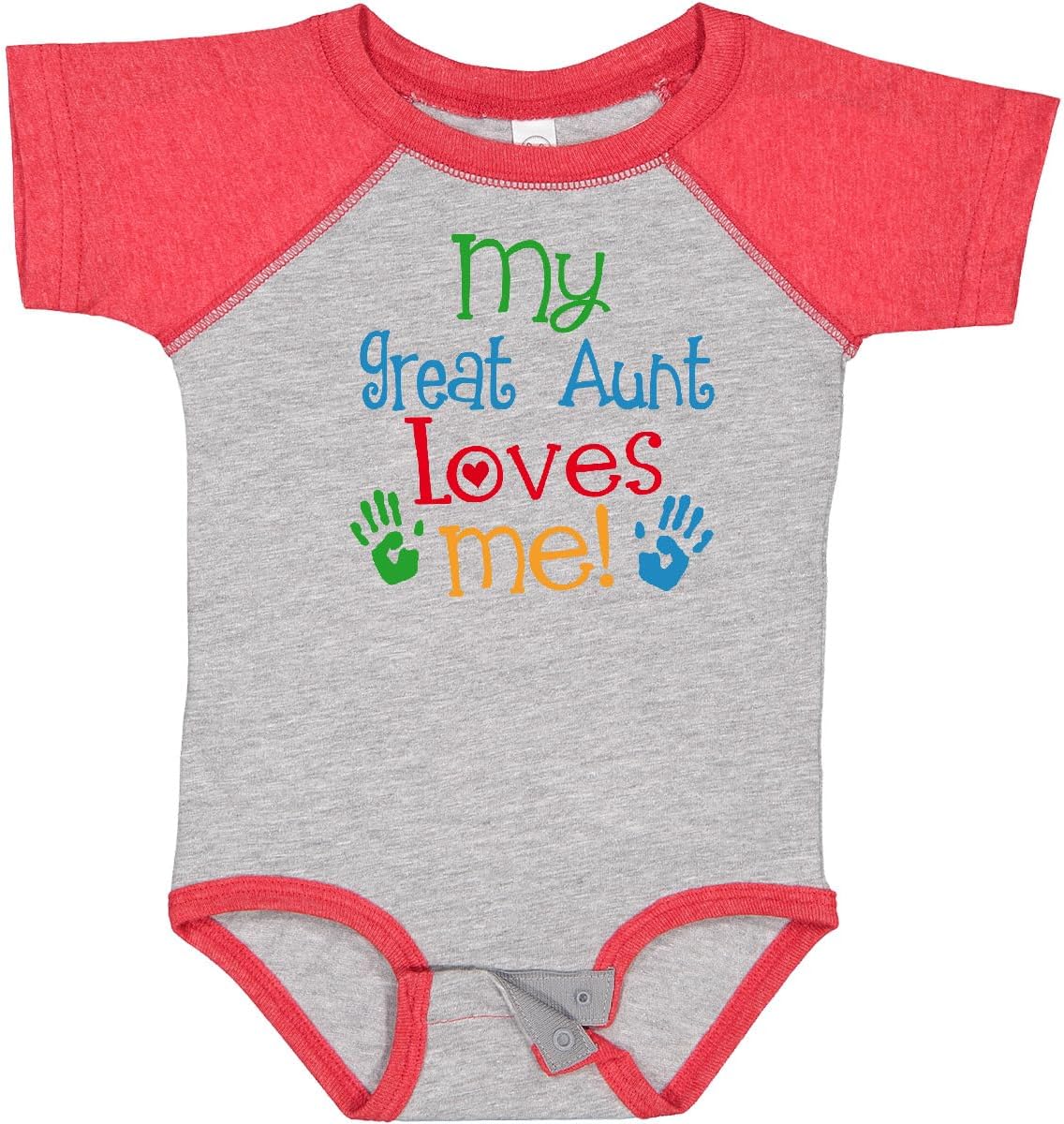 inktastic My Great Aunt Loves Me Baby Bodysuit