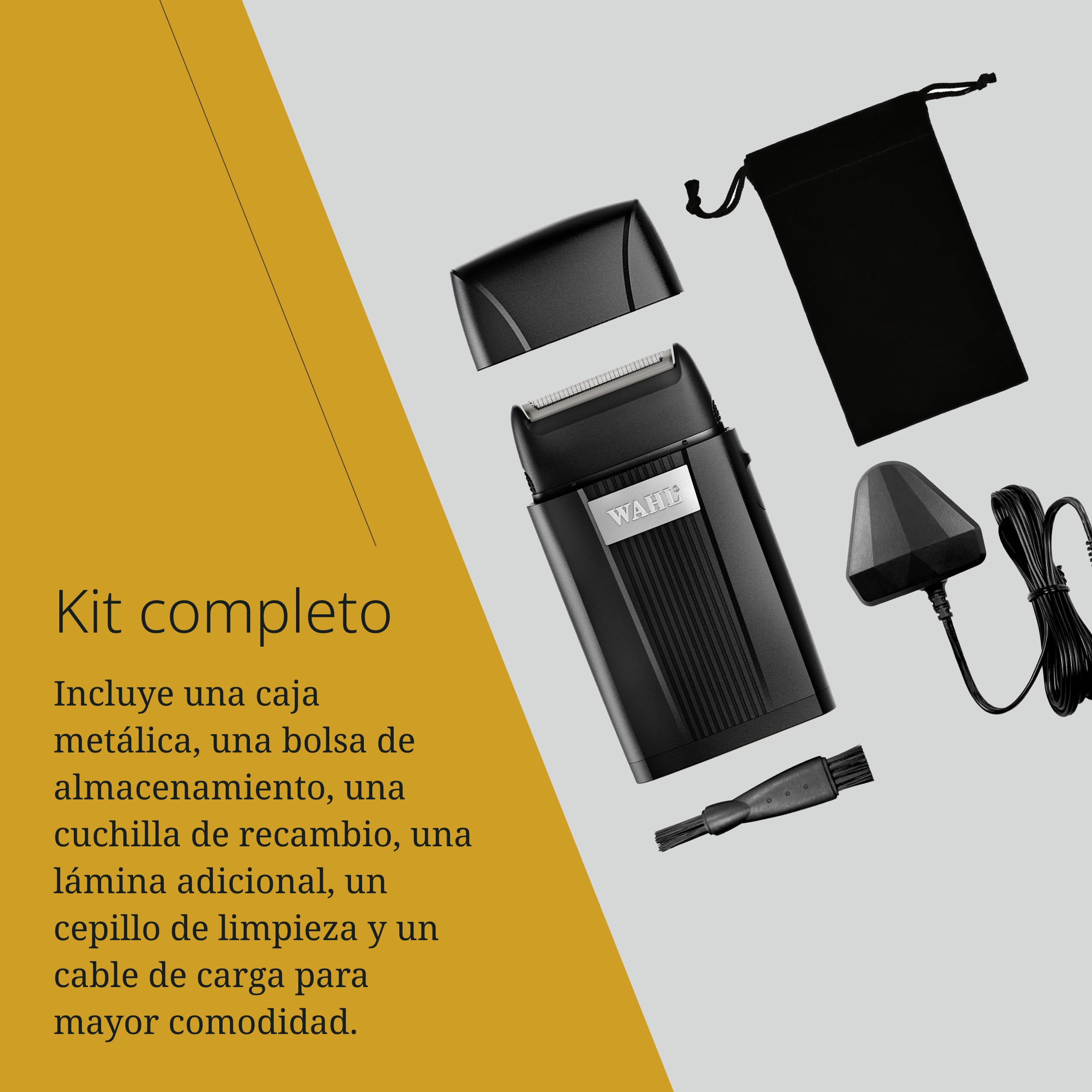 Wahl Super Close Máquina de Afeitar - Afeitadora Eléctrica para Degradados de Precisión, Corte Apurado y Afeitado en el Cuero Cabelludo