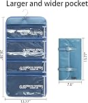 Foldable Clear Hanging Travel Toiletry Bag Cosmetic Organiser Storage