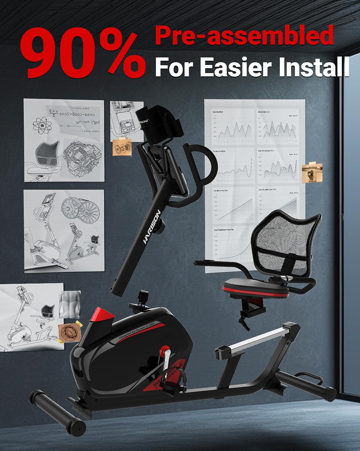 Top Recumbent Exercise Bikes MERACH Recumbent Exercise Bike