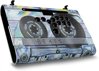 Glossy Glitter Gaming Skin Compatible with Victrix Pro FS-12 - Holo Cassette - Premium 3M Vinyl Protective Wrap Decal Cover - Easy to Apply | Crafted in The USA by MightySkins