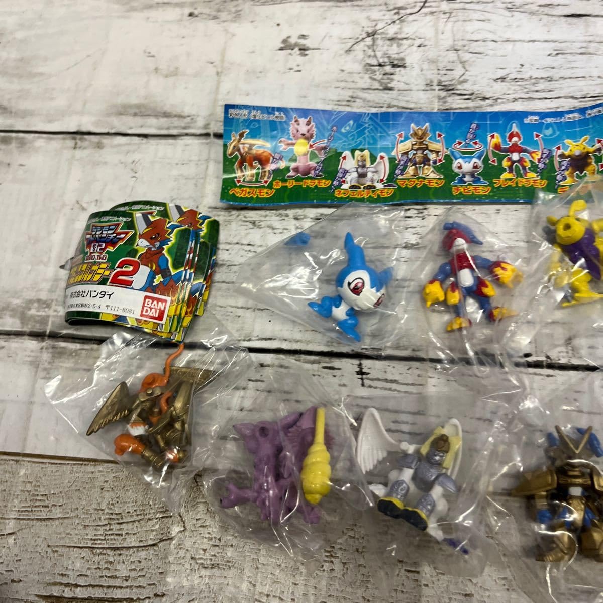 BANDAI デジモンアドベンチャー02 アクションフルカラー4 全8種 BANDAI デジモンアドベンチャー02 アクションフルカラー4 全8種