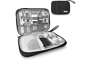 sunsir Travel Cable Organizer Bag- Keeps Cords, Chargers, Accessories Tidy