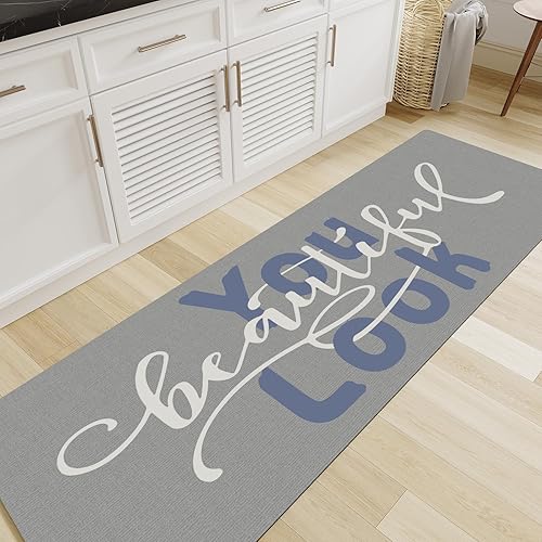 Miniatura 26 de MontVoo - Tapete de baño antideslizante, súper absorbente, resistente a las manchas, de secado rápido, delgado, para baño, suelo, bañera, tocador