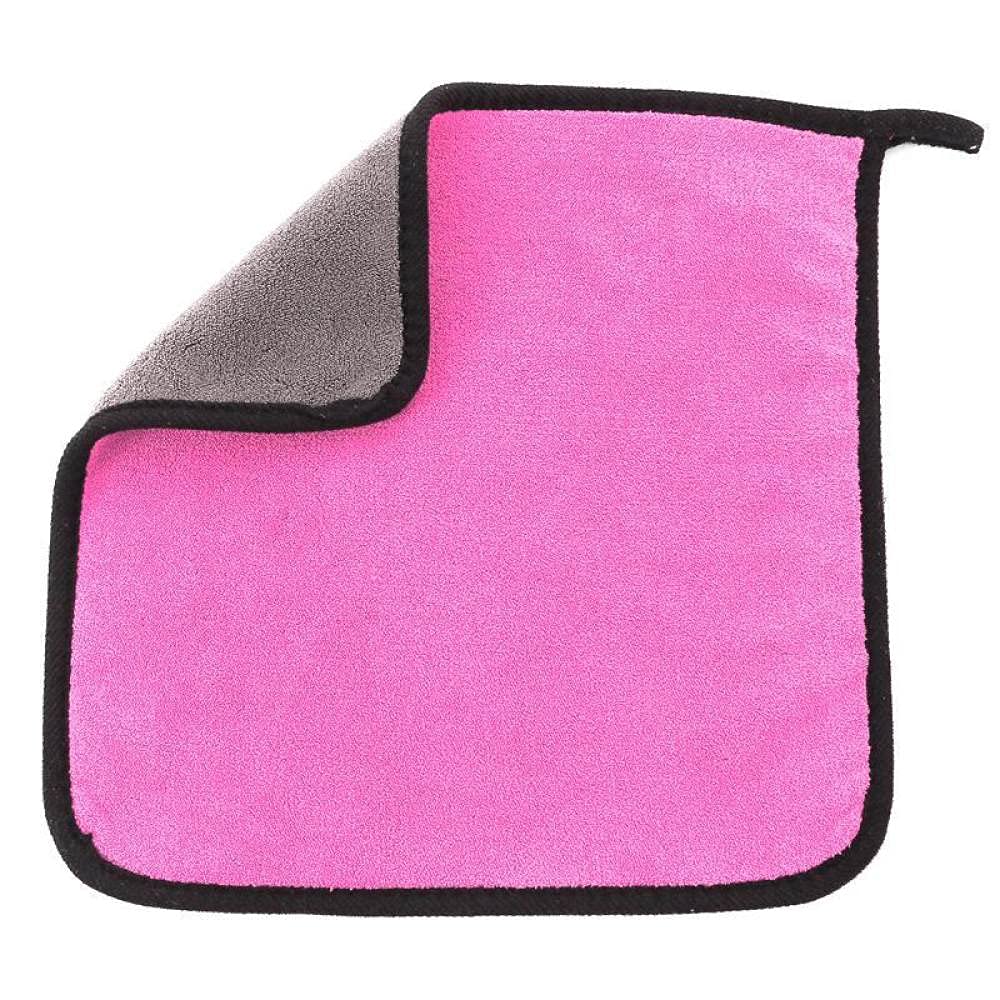 Asciugamano per autolavaggio 30x30 Asciugamano in microfibra per autolavaggio Pulizia dell'auto Asciugatura panno Orlare Asciugamani per la cura dell'auto Panno Asciugamano per lavaggio auto, viola