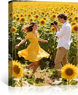 WFENJEW Custom Canvas Prints with Your Photos - Transform Your Favorite Memory into Home Decor, Unique Gift for Family, Pet, Travel, Ready to Hang Canvas Art (6" L x 8" W)