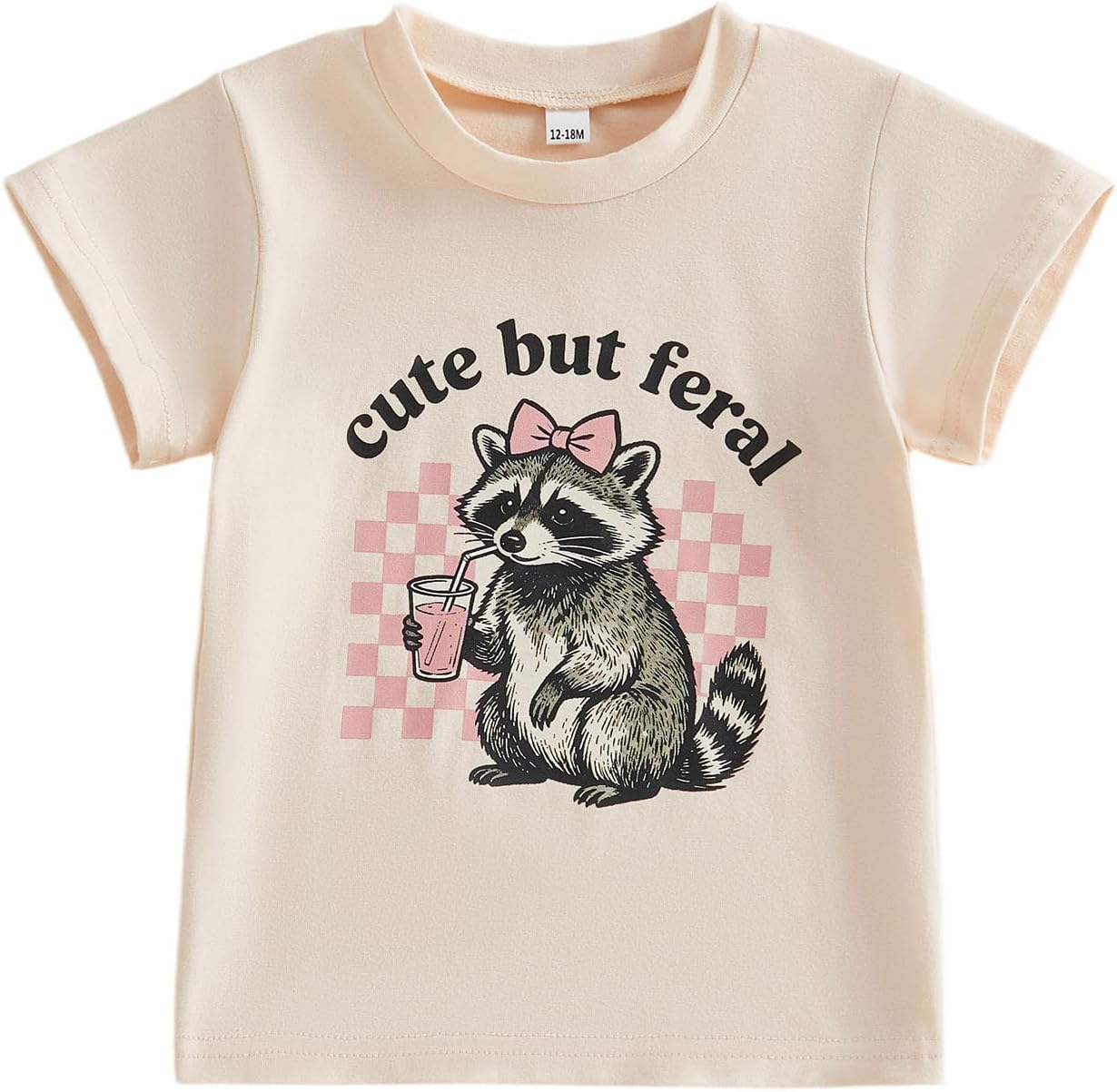 Toddler Baby Girl T-Shirt Summer Tops Letter Graphic Print Short Sleeve Crew Neck Tee Kids Cute Clothes