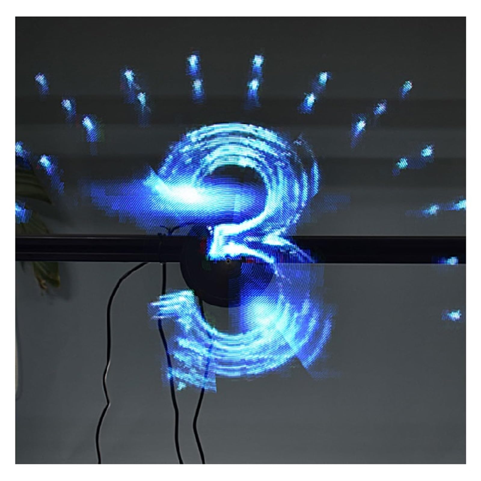 50 Cm Mały Zewnętrzny Projektor Holograficzny Wyświetla Interaktywny Wentylator Z Hologramem 3D PotężNa Atrakcja