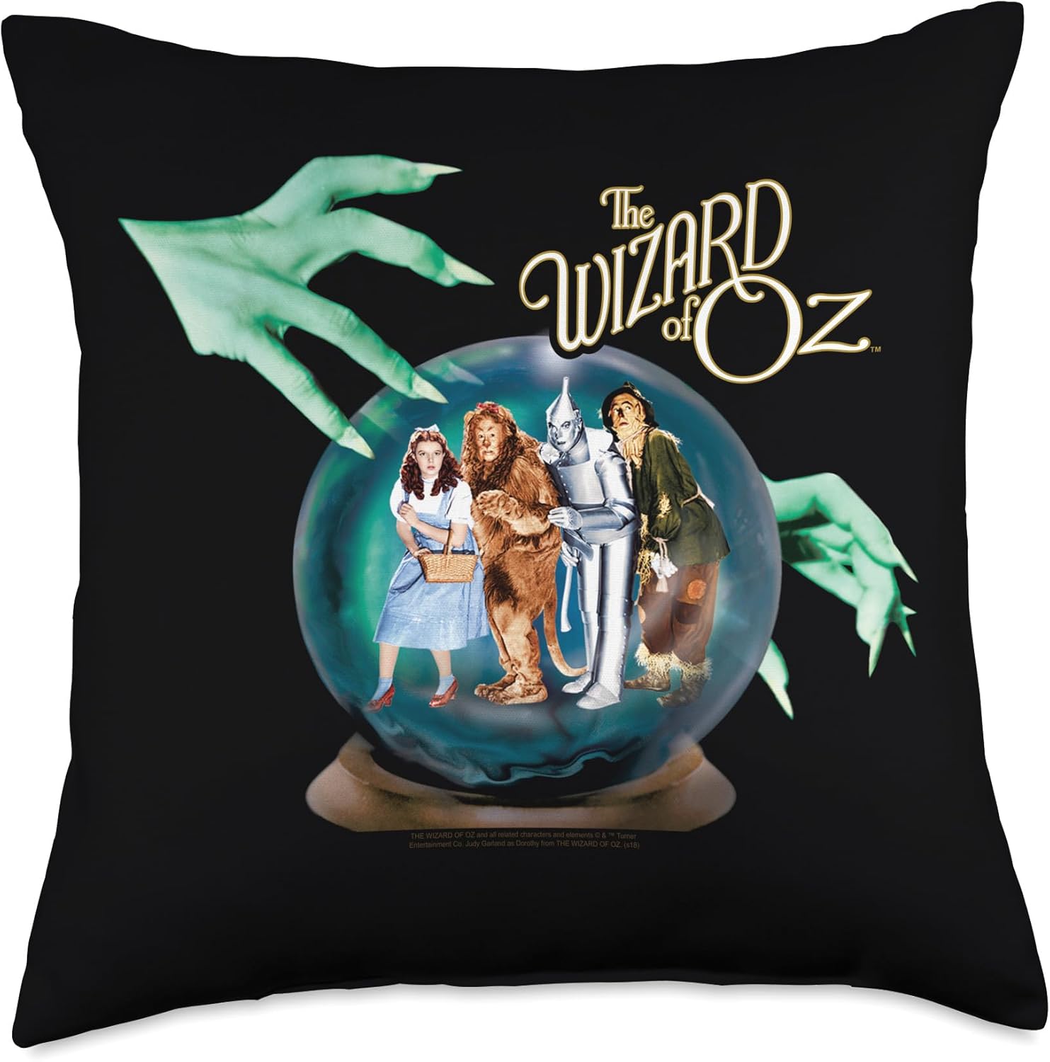The Wizard of Oz Crystal Ball Throw Pillow