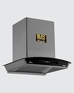 Sujata Quartz 60cm Auto Clean Kitchen Chimney | 15 Years BLDC Motor Warranty & 5 Years Comprehensive Warranty | 11 Gesture & Touch Control | Powerful Suction | Low Noise | Wall Mounted | LED Panel