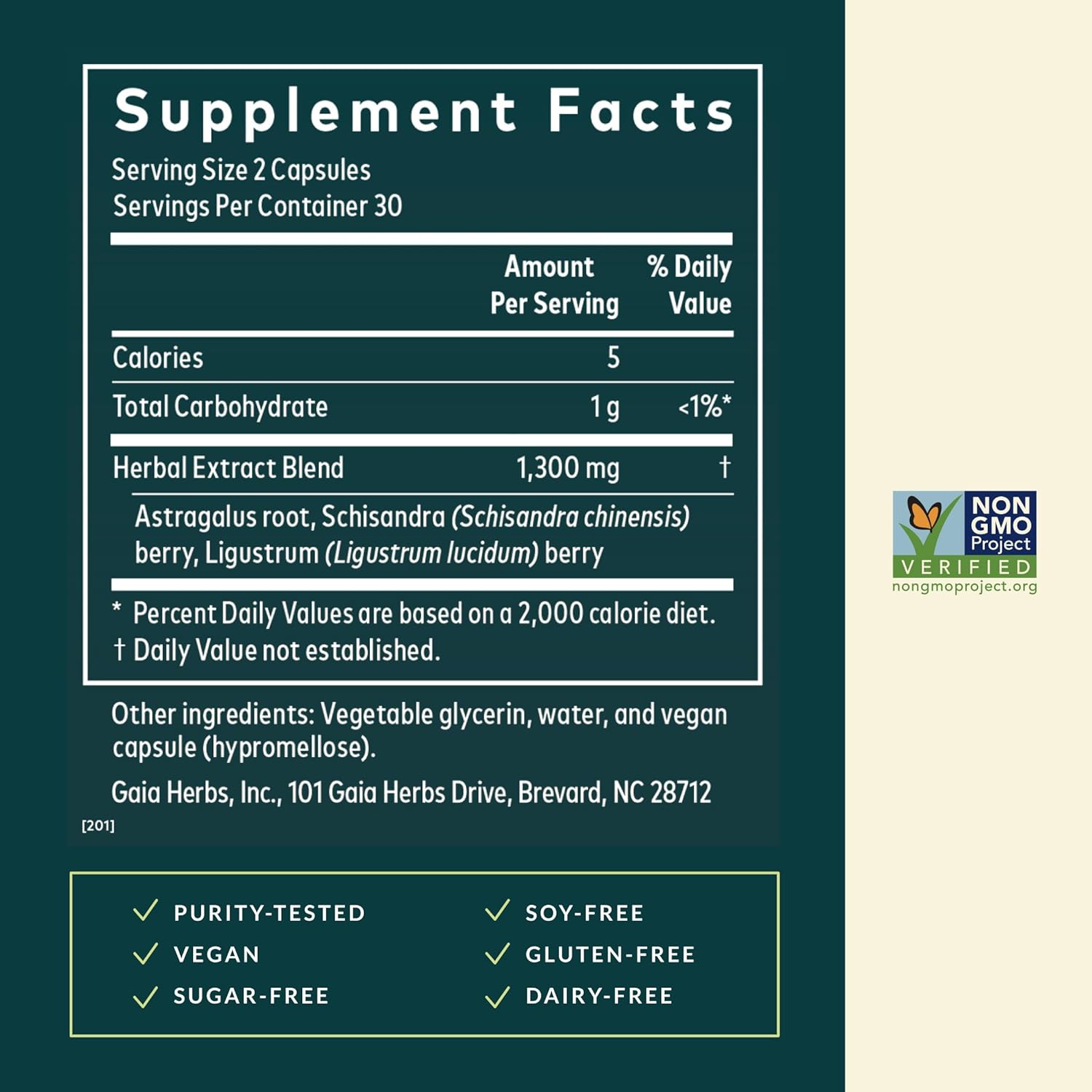 Gaia Herbs Astragalus Supreme - Immune & Antioxidant Support* - Herbal Supplement with Astragalus Root, Schisandra Berry & Ligustrum - 60 Vegan Liquid Phyto-Caps (30 Servings) - Image 3