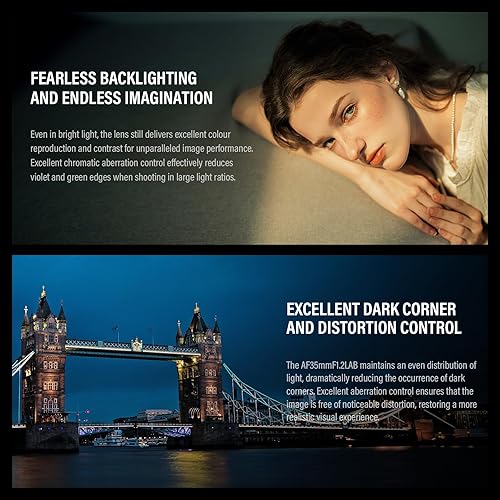 Vista 29 de VILTROX Lente de montaje de 0.512 in f1.4 F/1.4 E, lente gran angular Aps-C Prime para cámara Sony E Mount A9/a7RIV/a7RIII/a7III/a7SIII/a7C
