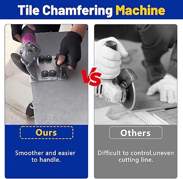 Stainless Steel Angle Grinder Stand for Tile 45 Chamfer Cutting, Heavy Duty 45 Degree Tile Chamfering Tool Bracket, Grinder 45 Degree Adapter for Cutting Ceramic Stone