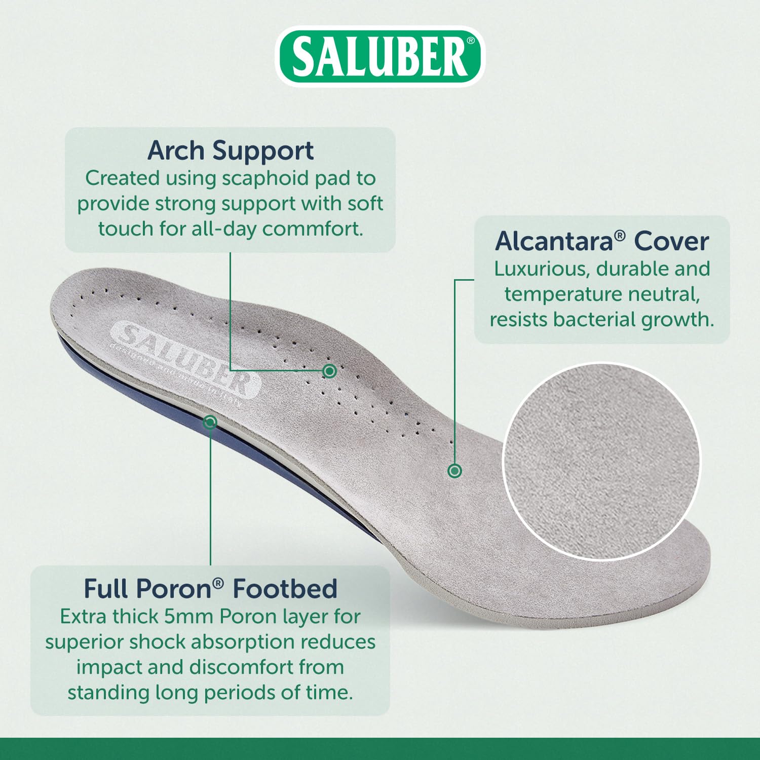 H480-27 Orthopädische Einlagen für Damen und Herren bei Plantarfasziitis Importierte Einlegesohlen aus Italien, Extra dick, EU 39 – US W 8 - 8.5 / M 6 - 6.5