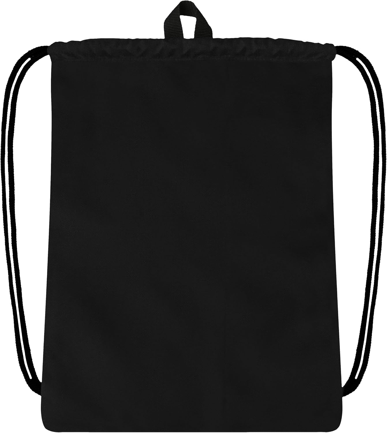 Capelli Sport Drawstring Backpack, Pitch I Deluxe Soccer Cinch Gym Bag, Sack Pack for Men and Women, Black/White