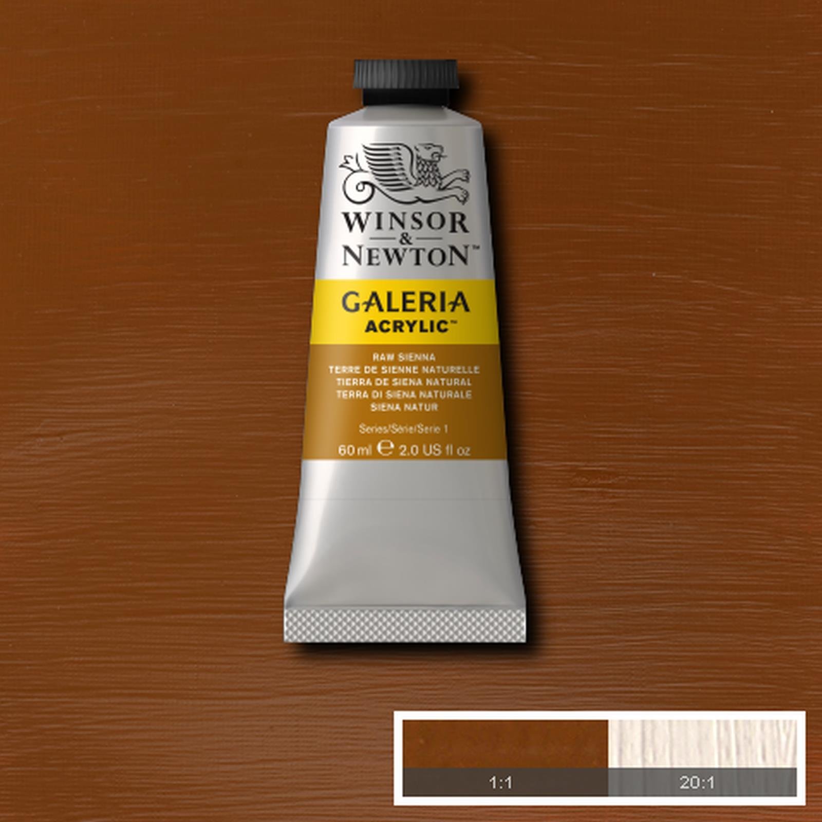 Winsor & Newton Galería - Pintura Acrílica , 60 ml, Amarillo (Yellow Ochre) — view 78