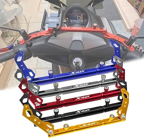 Miniatura 2 de Motocicleta Multifunción Travesaño Barra de equilibrio para Yamaha XMAX 300 X-MAX 250 400 XMAX300 XMAX250 (Color  Azul, Talla  1)