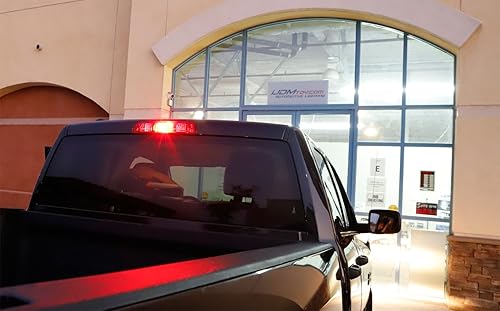 Miniatura 7 de iJDMTOY Bombilla de repuesto roja 10-SMD 921 912 compatible con Chevrolet Dodge, Ford, GMC, Nissan, Toyota, camión, montaje alto, 3ª luz de freno