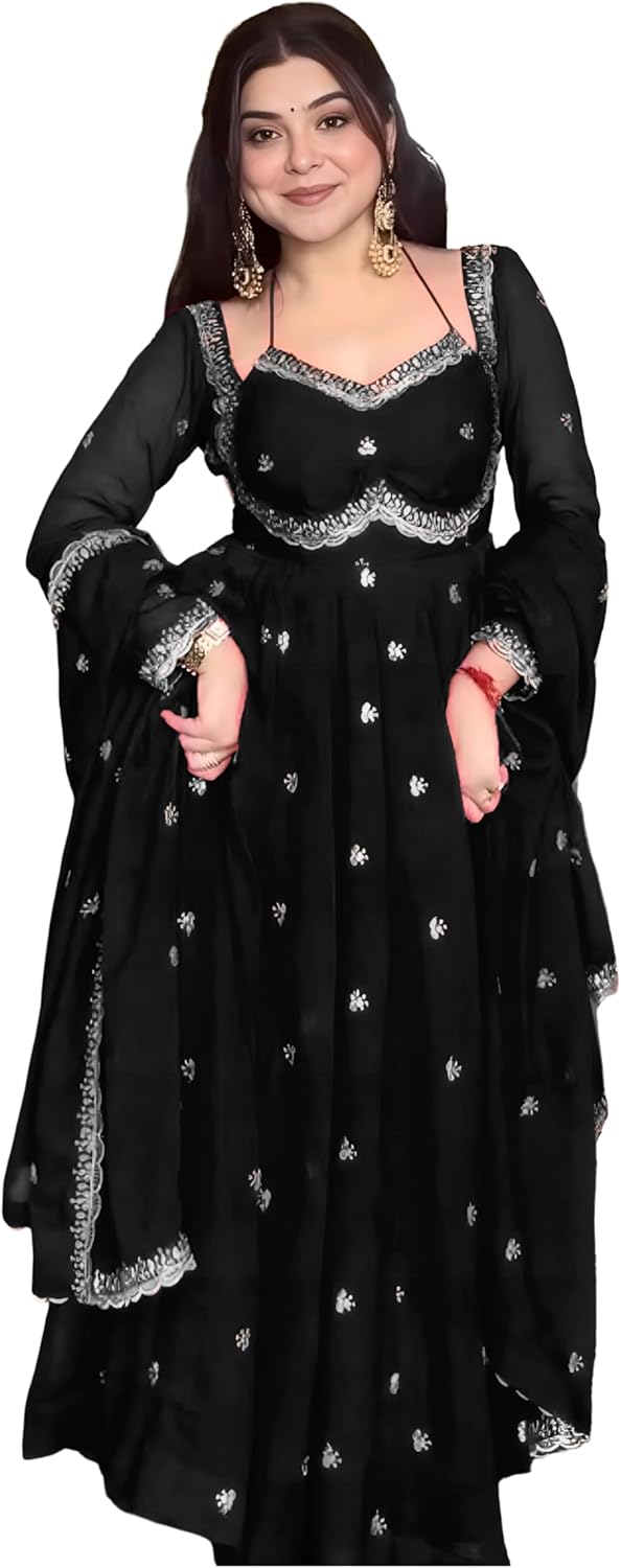 Traditional Wear Anarkali Suit Set Designer Festive Indian Ethnic Fashion Classic Wear